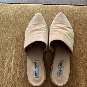 Nude Steve Madden Mules